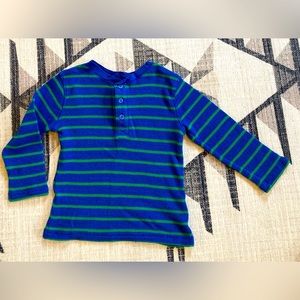 Okie Dokie Waffle Henley, 2T